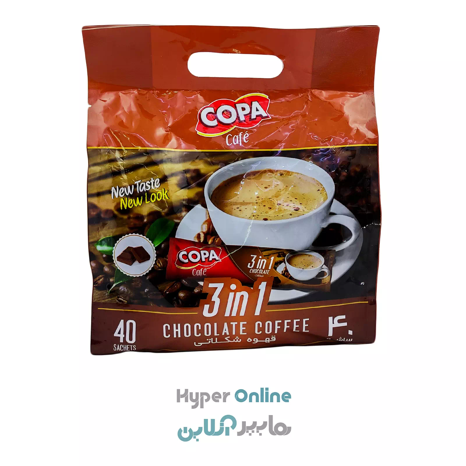 پودر مخلوط قهوه فوری شکلاتی 18 گرم کوپا